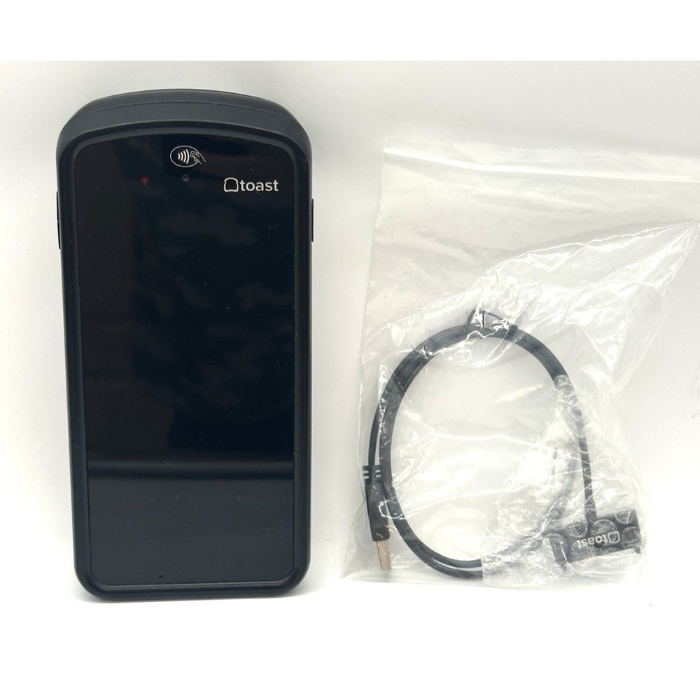 Toast Flex POS Go 2 Handheld Tablet Mobile Computer Device + Charger TG200 RESET